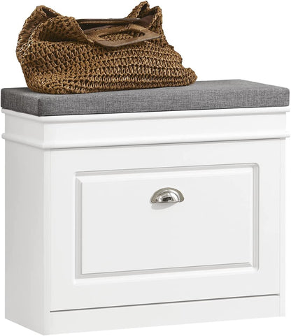 Tilt-Out Shoe Cabinet Shoe Rack-Furniture &gt; Living Room &gt; Shoe Storage-PEROZ Accessories