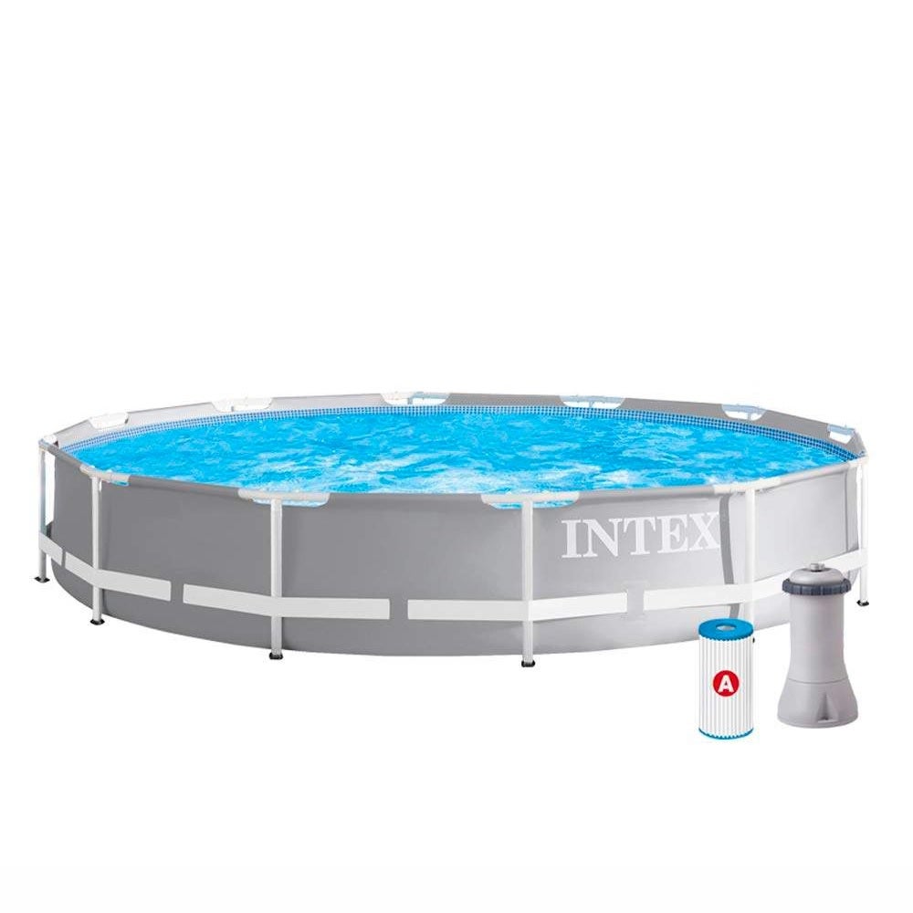 INTEX 3.66M X 76CM PRISM FRAME PREMIUM POOL SET-Home &amp; Garden &gt; Pool &amp; Accessories &gt; Swimming Pools-PEROZ Accessories