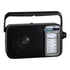 AM/FM Mantle Radio (Black) Battery Operated, w/ Bandwidth 540-1600-Audio & Video > Speakers-PEROZ Accessories