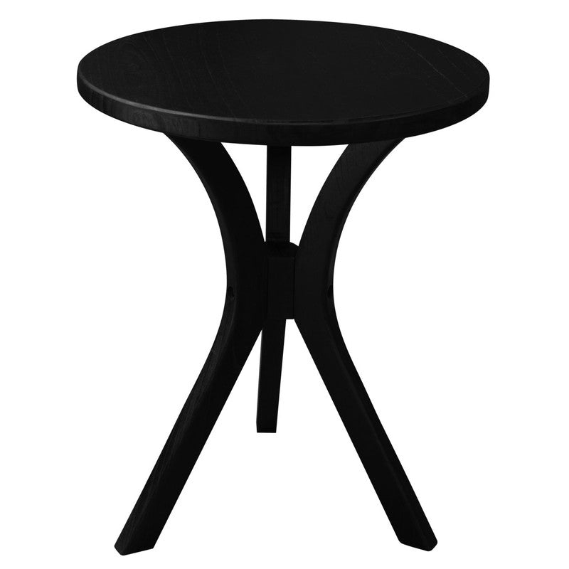 Gatsby Round Side Table - Small (Black)-Furniture &gt; Living Room &gt; Side Tables-PEROZ Accessories