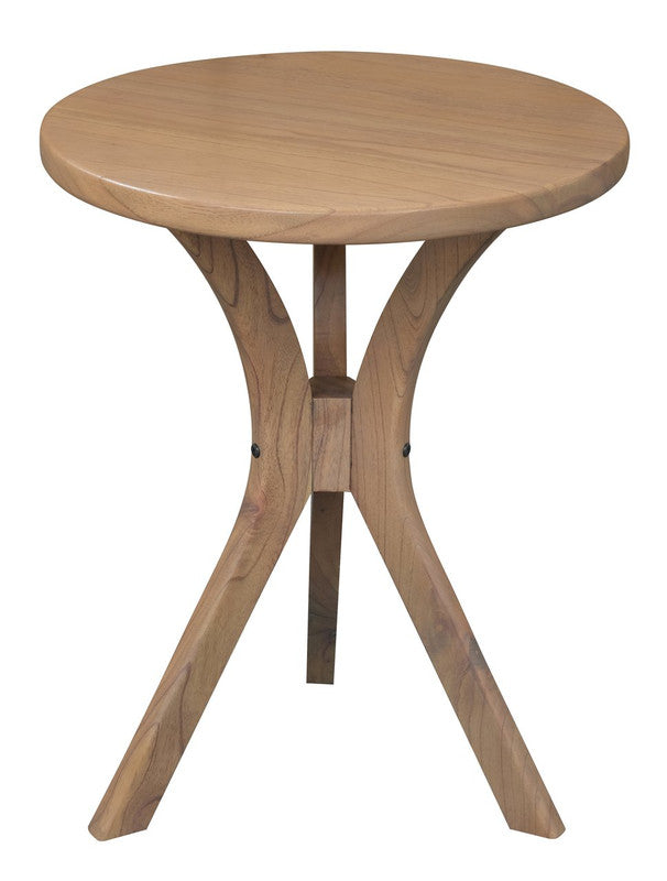 Gatsby Round Side Table - Small (Natural)-Furniture &gt; Living Room &gt; Side Tables-PEROZ Accessories