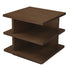 Hudson Oversized Square Side Table (Walnut)-Furniture > Living Room > Side Tables-PEROZ Accessories