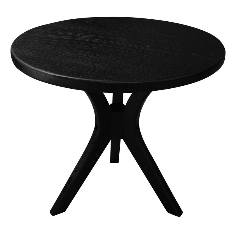 Gatsby Round Side Table - Large (Black)-Furniture &gt; Living Room &gt; Side Tables-PEROZ Accessories