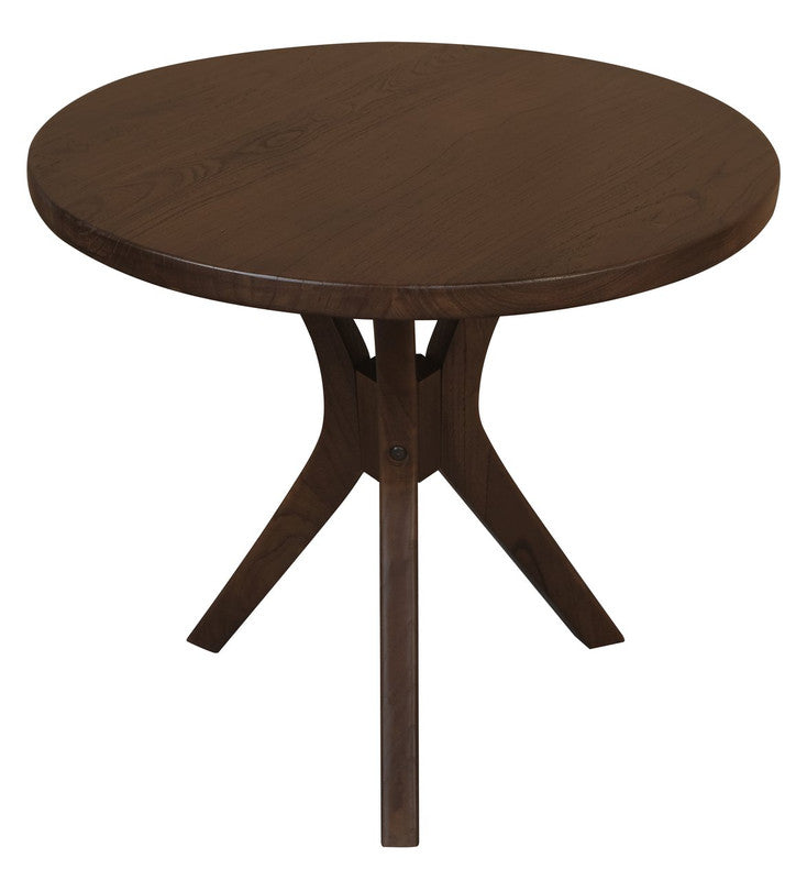 Gatsby Round Side Table - Large (Walnut)-Furniture &gt; Living Room &gt; Side Tables-PEROZ Accessories