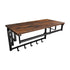 VASAGLE Coat Rack Wall-Mounted Rustic Brown and Black-Furniture > Living Room > Coat Racks-PEROZ Accessories