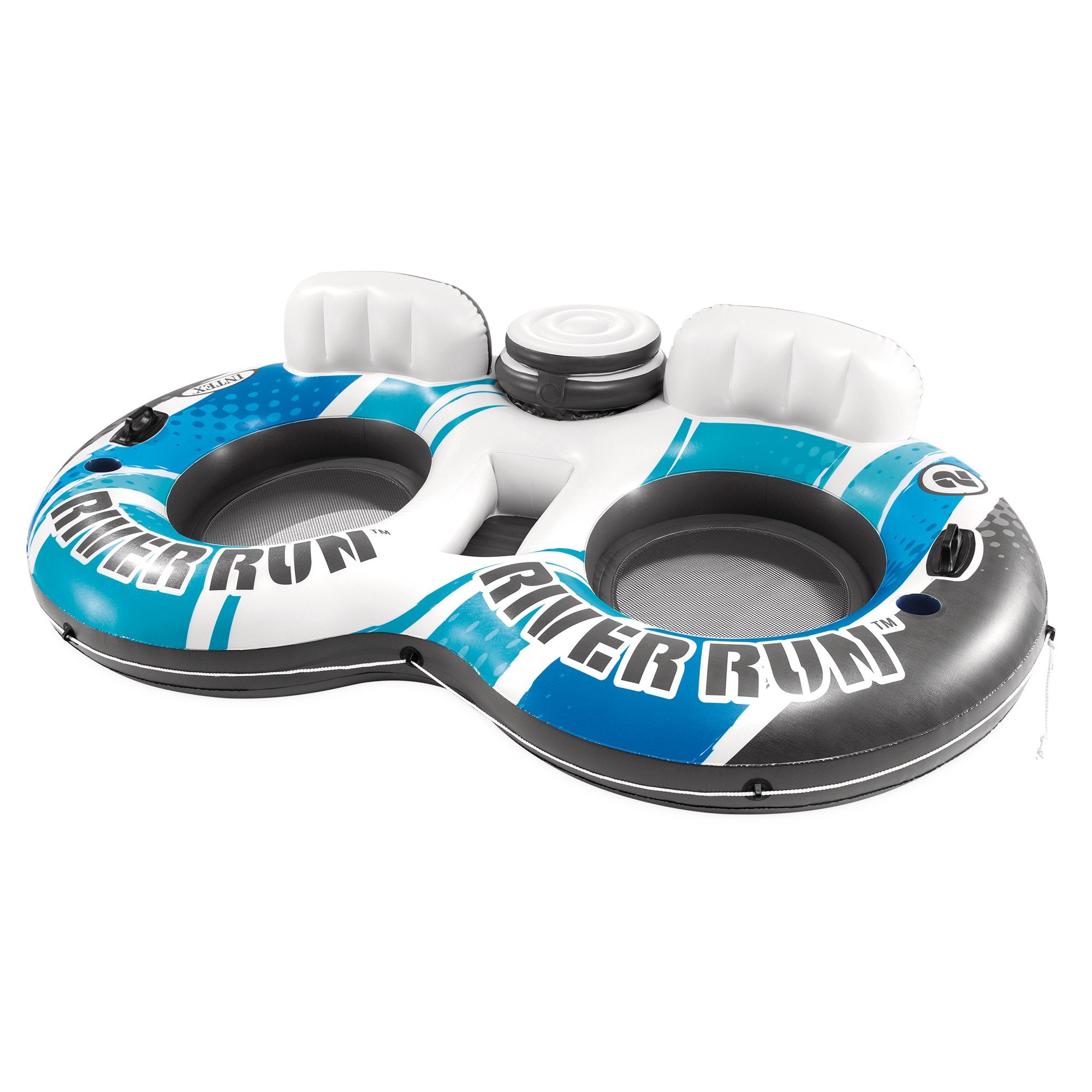 Intex River Run 2 Blue Rapids Inflatable Floating Lake Tube-Home &amp; Garden &gt; Pool &amp; Accessories &gt; Pool Toys &amp; Inflatables-PEROZ Accessories