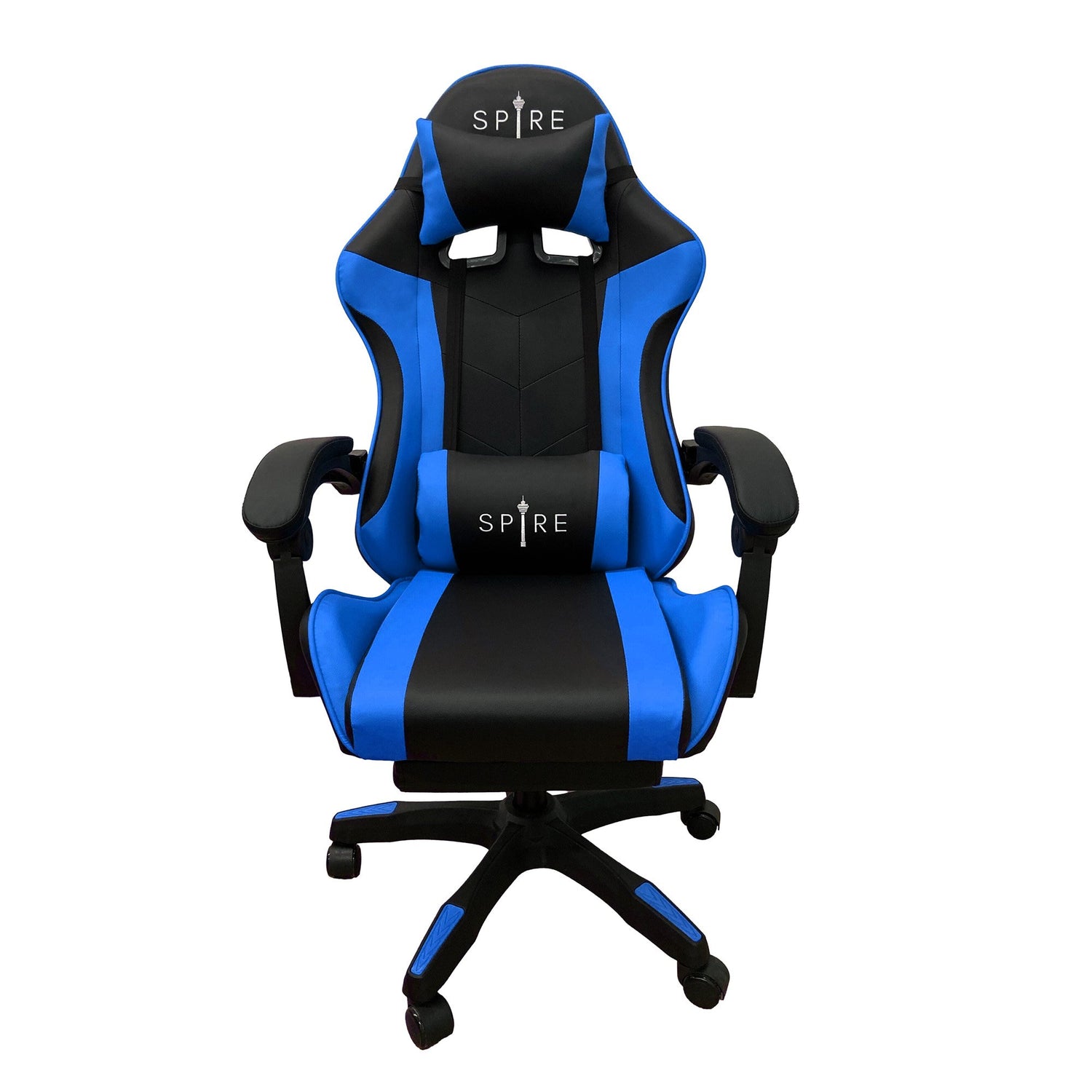 Intex Spire Zinc Blue And Black Adjustable Gaming/office Chair-Furniture &gt; Office &gt; Office &amp; Desk Chairs-PEROZ Accessories