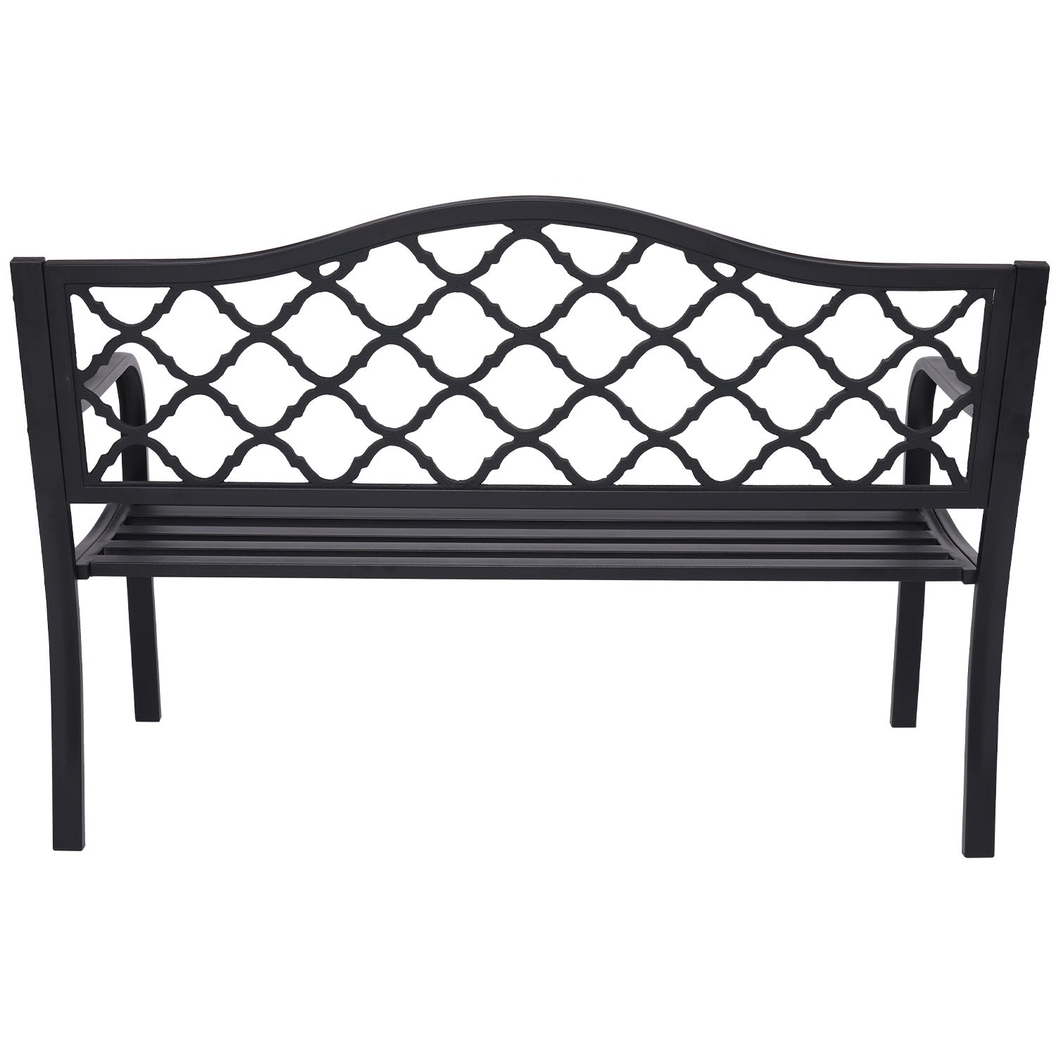 Wallaroo Steel Outdoor Garden Bench - Elegant-Furniture &gt; Outdoor &gt; Outdoor Benches-PEROZ Accessories