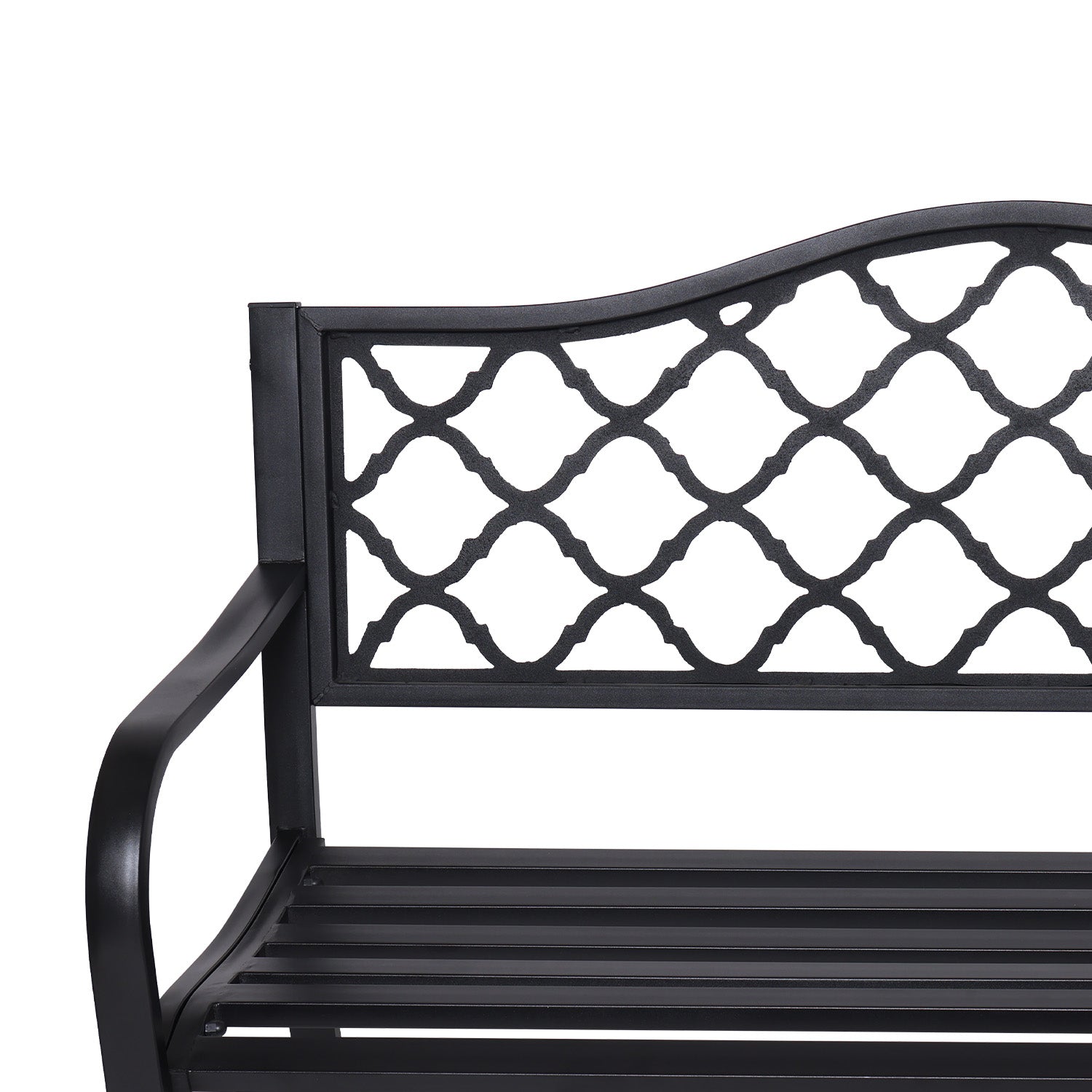 Wallaroo Steel Outdoor Garden Bench - Elegant-Furniture &gt; Outdoor &gt; Outdoor Benches-PEROZ Accessories