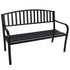 Wallaroo Steel Outdoor Garden Bench - Classic-Furniture > Outdoor > Outdoor Benches-PEROZ Accessories