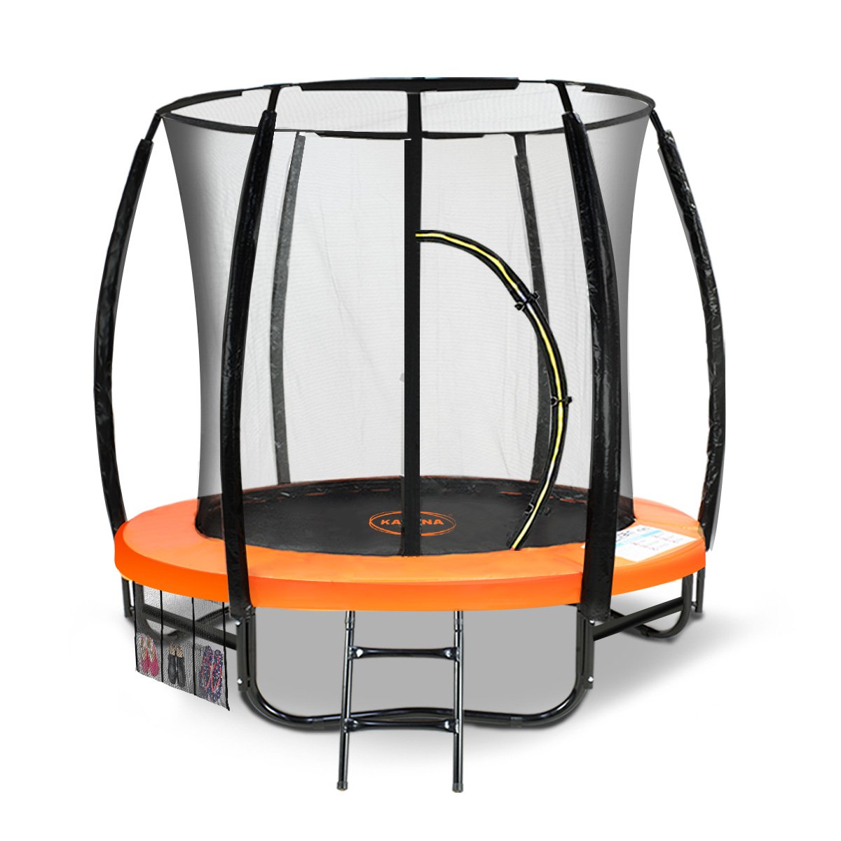 Kahuna Classic 6ft Outdoor Round Orange Trampoline Safety Enclosure-Sports &amp; Fitness &gt; Trampolines &gt; Trampolines &amp; Accessories-PEROZ Accessories