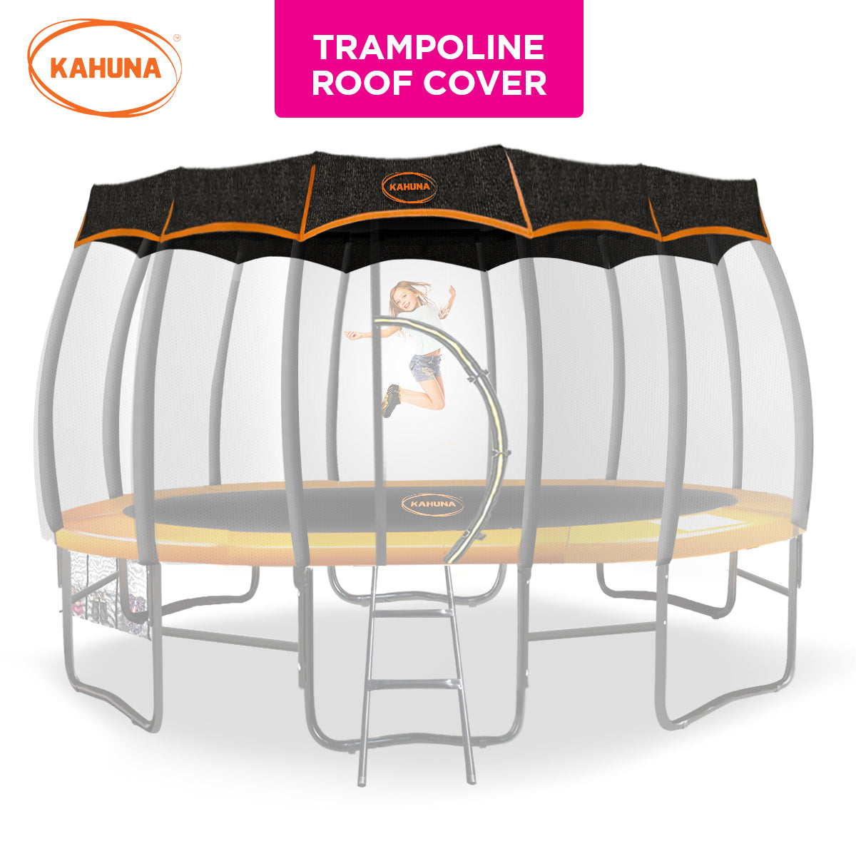 Kahuna 12ft Removable Twister Trampoline Roof Shade Cover-Sports &amp; Fitness &gt; Trampolines &gt; Trampolines &amp; Accessories-PEROZ Accessories