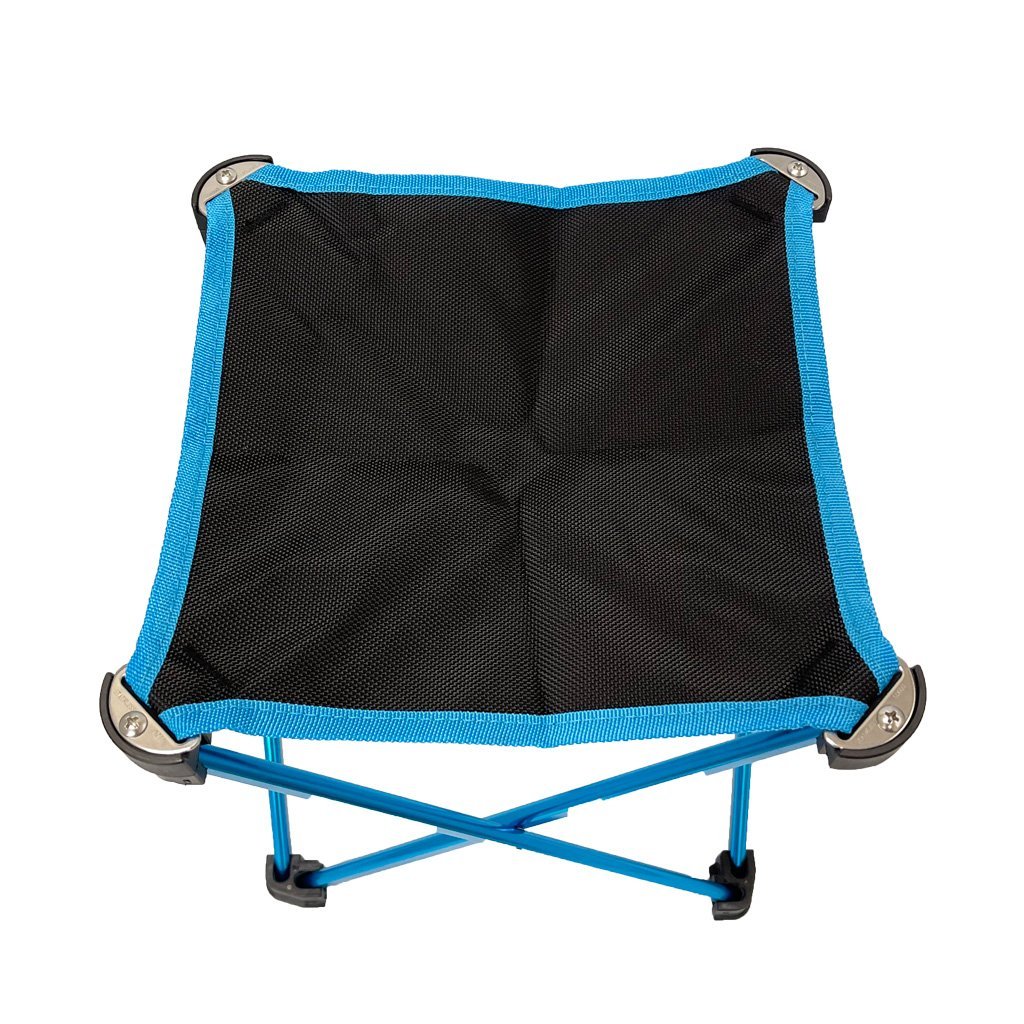 Mini Portable Outdoor Folding Stool Camping Fishing Picnic Chair Seat 80kg Blue-Camping Chairs-PEROZ Accessories