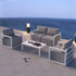 Alfresco Serenity Outdoor Lounge Set – White-Furniture > Outdoor > Outdoor Sofas & Lounge Sets-PEROZ Accessories