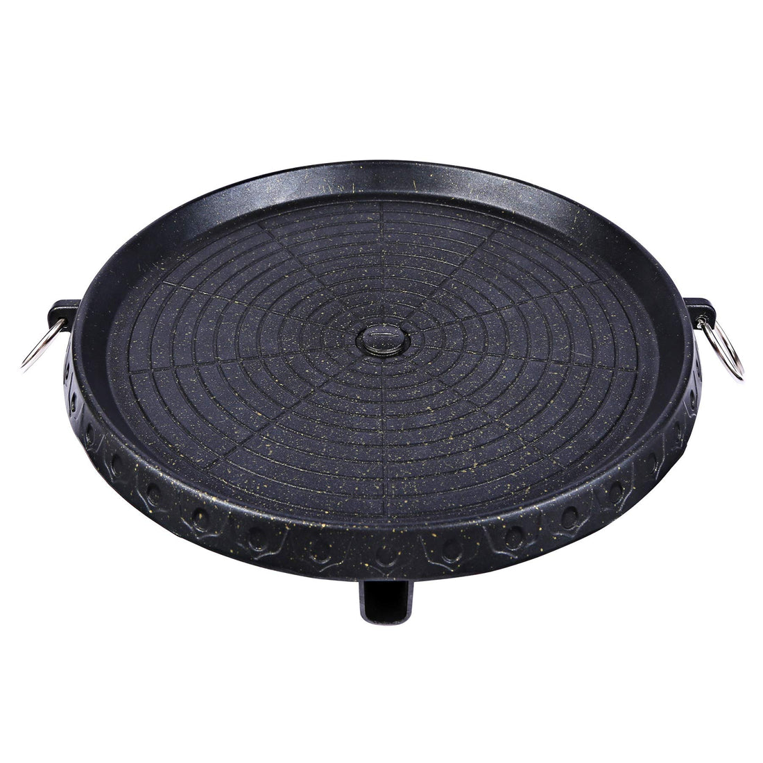 Korean BBQ Grill Pan Non-Stick Smokeless Stovetop BBQ Grill Plate Indoor Outdoor-Home &amp; Garden &gt; BBQ &gt; BBQ Tools-PEROZ Accessories