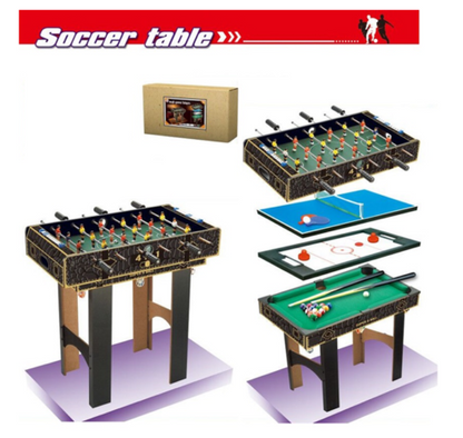 4 in 1 Soccer Table Foosball Pool Hockey Table Tennis for Kids 3+-Gift &amp; Novelty &gt; Games &gt; Activity Games-PEROZ Accessories