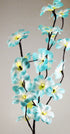 1 Set of 50cm H 20 LED Blue Frangipani Tree Branch Stem Fairy Light Wedding Event Party Function Table Vase Centrepiece Tropical Decoration-Home & Garden > Decor > Vases & Table Decor-PEROZ Accessories