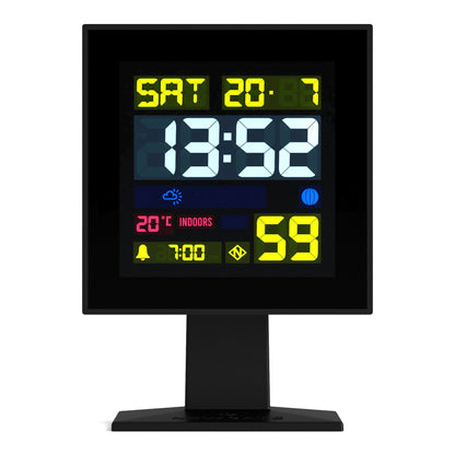 Newgate Monolith Lcd Alarm Clock Black-Home &amp; Garden &gt; Decor-PEROZ Accessories