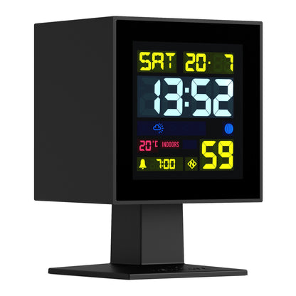 Newgate Monolith Lcd Alarm Clock Black-Home &amp; Garden &gt; Decor-PEROZ Accessories