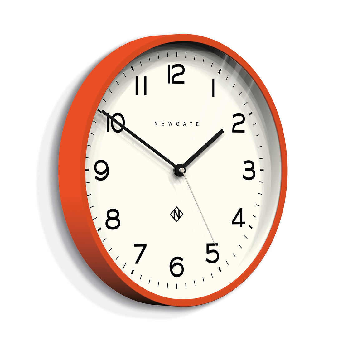 Newgate Number Three Echo Clock Silicone Orange-Home &amp; Garden &gt; Decor-PEROZ Accessories