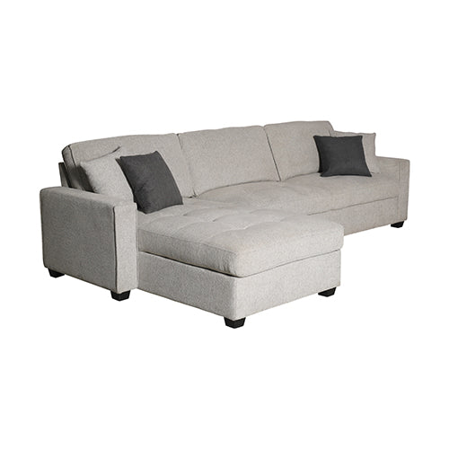 Milano Corner Sofa Chaise Polyester Fabric Multilayer Two Pillows Attached Individual Pocket Spring-Furniture &gt; Bar Stools &amp; Chairs &gt; Arm Chairs &amp; Recliners-PEROZ Accessories