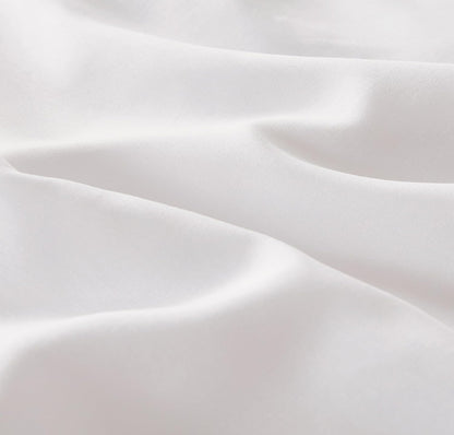 Bamboo Microfibre Sheet Set - White - Double-Home &amp; Garden &gt; Bedding &gt; Bed Sheets-PEROZ Accessories