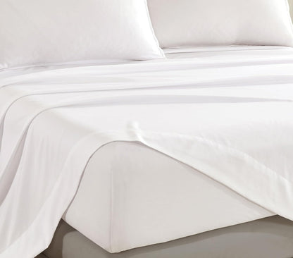 Bamboo Microfibre Sheet Set - White - Queen-Home &amp; Garden &gt; Bedding &gt; Bed Sheets-PEROZ Accessories