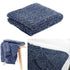 Havana Blue Woven Throw Rug 127 x 152 cm-Home & Garden > Rugs > Floor Rugs-PEROZ Accessories