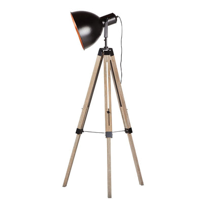 Havana Retro Large Tripod Floor Lamp Industrial Modern Adjustable Wood Frame Light-Home &amp; Garden &gt; Lighting &gt; Floor Lamps-PEROZ Accessories