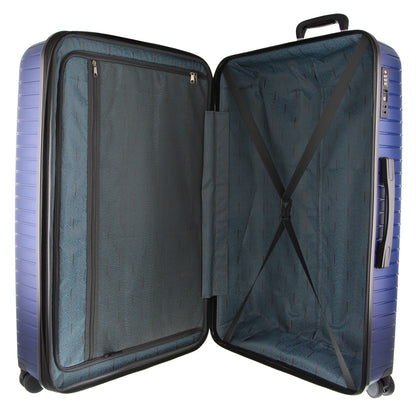 Pierre Cardin 65cm Medium Hard-Shell Suitcase Travel Luggage Bag - Navy-Home &amp; Garden &gt; Travel &gt; Suitcases-PEROZ Accessories