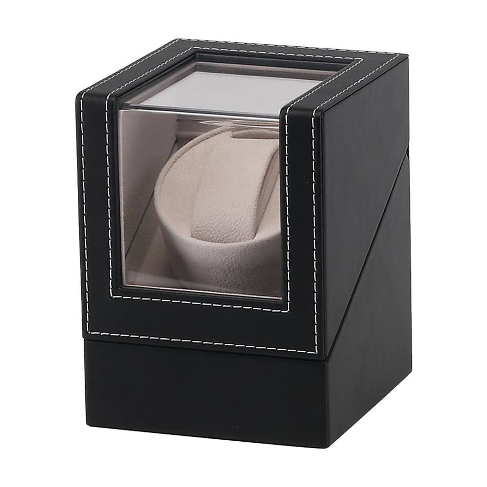 Automatic Watch Winder Display Box Case Motor Rotation Storage PU Leather-Watch Accessories-PEROZ Accessories