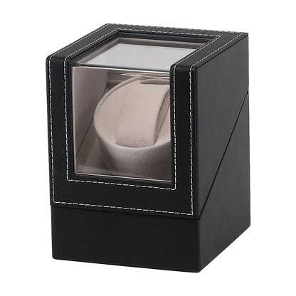 Automatic Watch Winder Display Box Case Motor Rotation Storage PU Leather-Watch Accessories-PEROZ Accessories