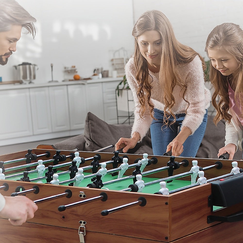 4FT 3-in-1 Games Foosball Soccer Hockey Pool Table-Gift &amp; Novelty &gt; Games &gt; Activity Games-PEROZ Accessories