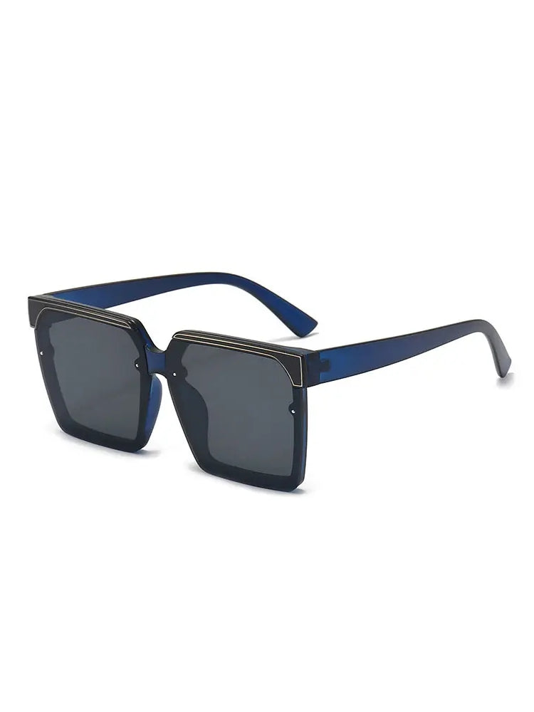 Fashion Sunglasses - Aprilla - Navy-Furniture &gt; Bar Stools &amp; Chairs &gt; Arm Chairs &amp; Recliners-PEROZ Accessories