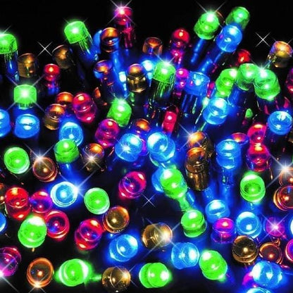 20 LED Lights - Battery Operated available in 2 Colors - Multicolor-Occasions &gt; Christmas &gt; Outdoor Decorations &amp; Lights-PEROZ Accessories