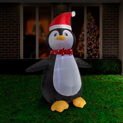 Airpower Christmas Character 120cm Assorted - Penguin-Occasions &gt; Christmas &gt; Outdoor Decorations &amp; Lights-PEROZ Accessories