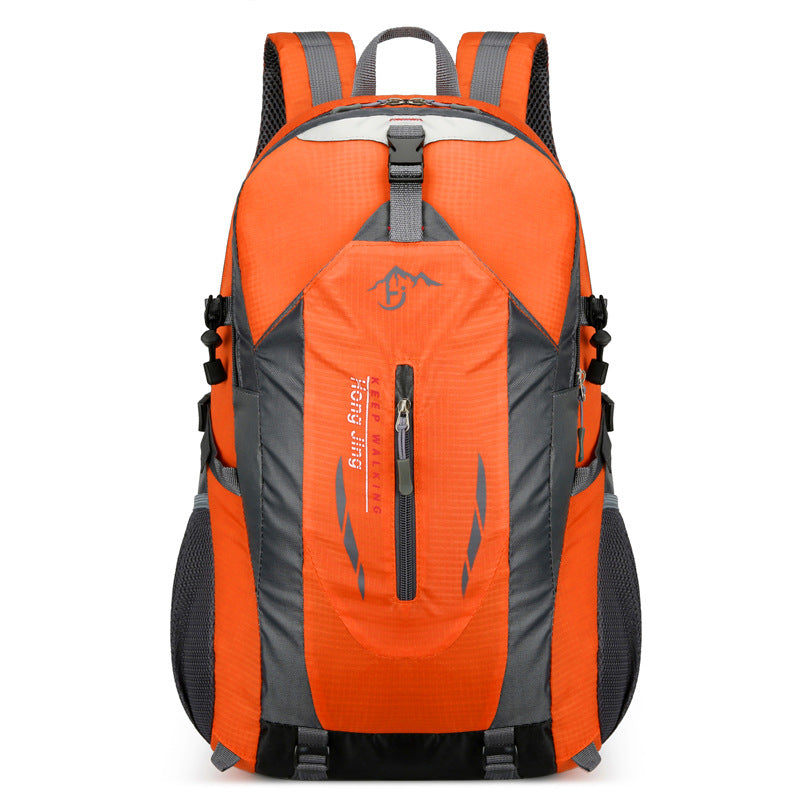 Orange Lightweight Hiking Backpack - Waterproof Outdoor Travel &amp; Camping Bag with Multi-Compartment Design-Home &amp; Garden &gt; Travel &gt; Backpacks-PEROZ Accessories