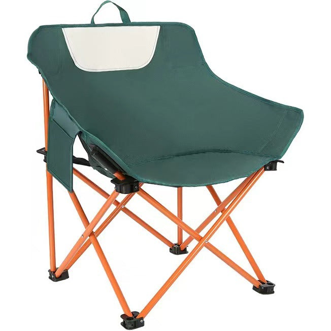 Green Outdoor Folding Camping Chair - Portable Lounge Chair, Lightweight Beach Chair, Fishing Stool, and Picnic Seat, Perfect for Outdoor Adventures-Outdoor Recreation &gt; Camping &gt; Camping Appliances-PEROZ Accessories