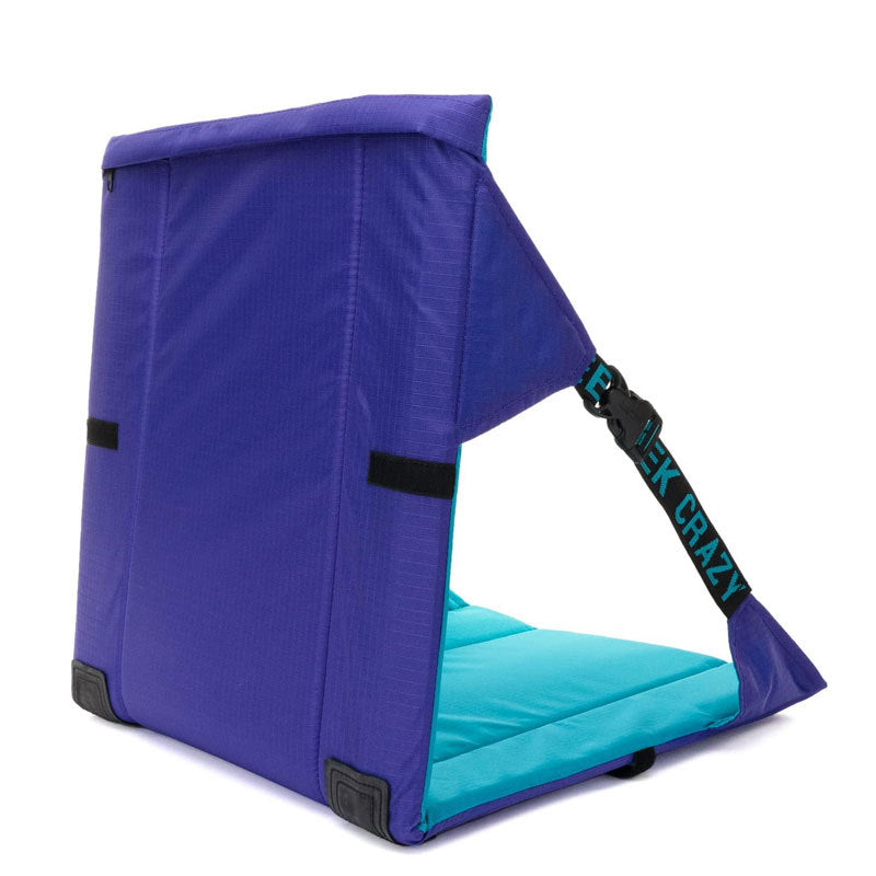 Blue Portable Outdoor Camping Seat Pad with Backrest, Foldable &amp; Waterproof Concert Cushion, 600D Oxford Fabric, Ideal for Hiking &amp; Picnics-Furniture &gt; Outdoor &gt; Outdoor Chairs-PEROZ Accessories