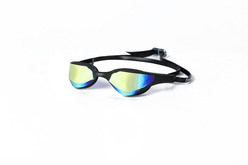 Adult mirrored lens swimming goggles gold-Health &amp; Beauty &gt; Health &amp; Wellbeing &gt; Wellness Accessories-PEROZ Accessories