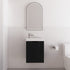 450*250*550mm Vienna Matt Black Wall Hung Mini Vanity-Furniture > Bathroom > Vanity Units-PEROZ Accessories