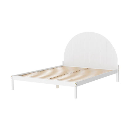 Artiss Bed Frame Queen Size Wooden White DALY-Furniture &gt; Bedroom-PEROZ Accessories