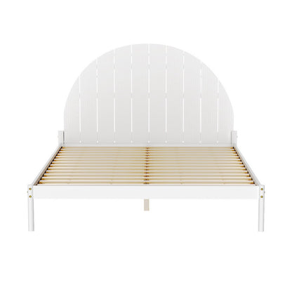 Artiss Bed Frame Queen Size Wooden White DALY-Furniture &gt; Bedroom-PEROZ Accessories