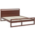 Artiss Bed Frame Queen Size Wooden Walnut WITTON-Furniture > Bedroom-PEROZ Accessories