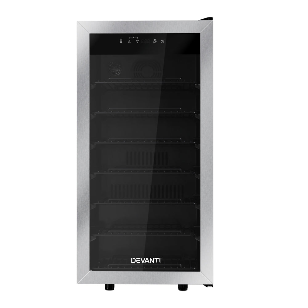 Devanti Wine Fridge Cooler 42 Bottles-Appliances &gt; Fridges &amp; Freezers &gt; Wine Fridges-PEROZ Accessories