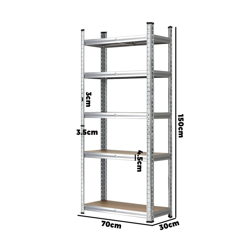 Sharptoo 3x1.5m Garage Shelving Shelves Warehouse Racking Storage Rack Pallet-Warehouse Racks-PEROZ Accessories