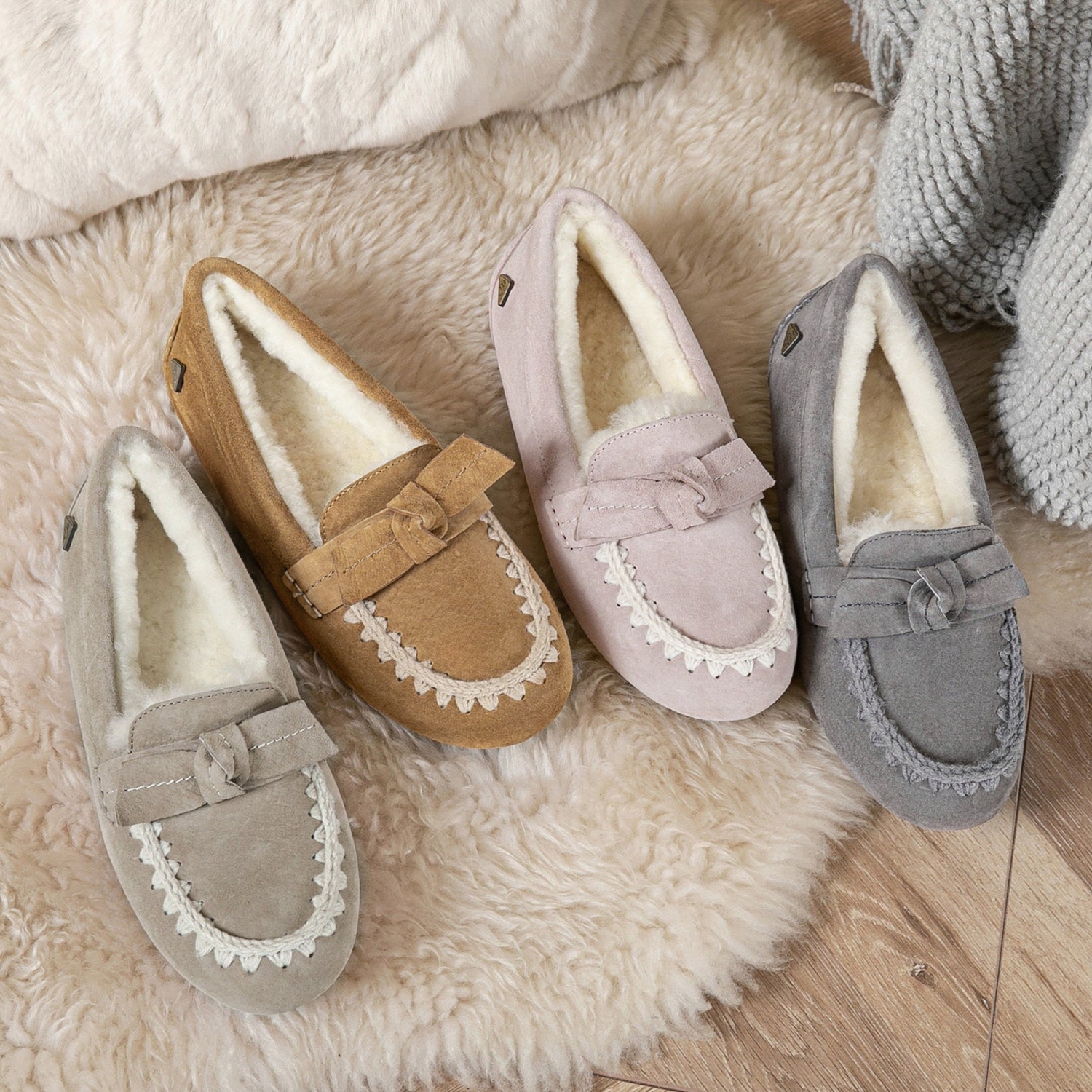 Comfortable Women Woven Moccasins EA1021 - Peroz Australia