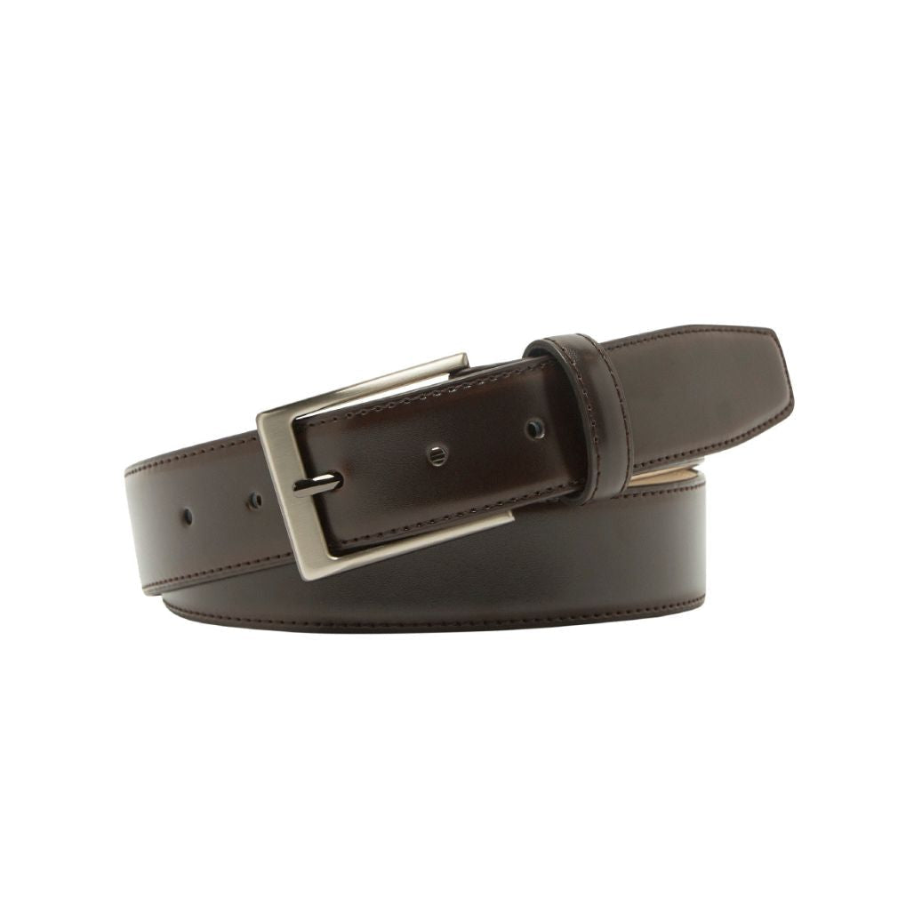 Shop Royce Deluxe Men's Classic Cognac Leather Belt | PEROZ Australia