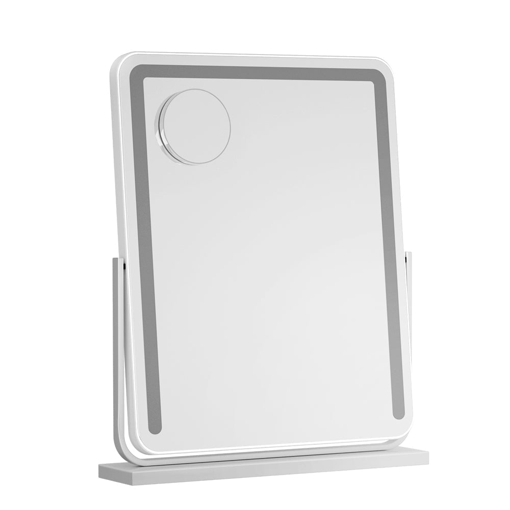 Embellir Makeup Mirror with Lights Hollywood Vanity LED Mirrors White 40X50CM-Makeup Mirrors-PEROZ Accessories