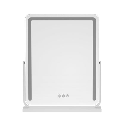 Embellir Makeup Mirror with Lights Hollywood Vanity LED Mirrors White 40X50CM-Makeup Mirrors-PEROZ Accessories